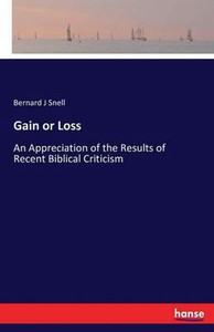 Gain Or Loss By Bernard J Snell English Paperback Book Free Shipping Ebay