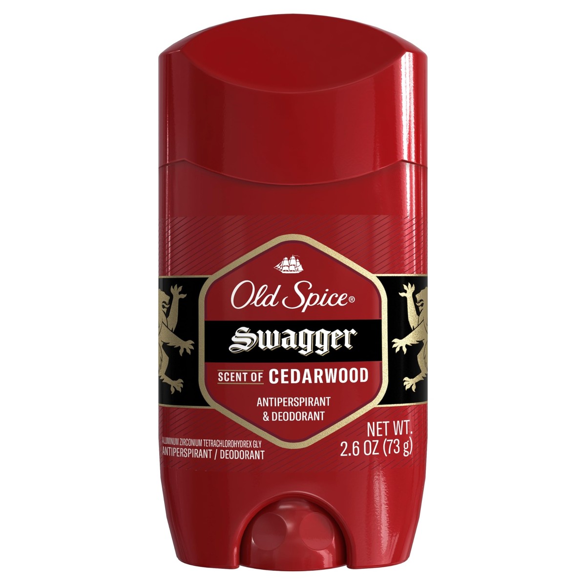 Men's Antiperspirant & Deodorant Swagger Cedarwood Scent, Red