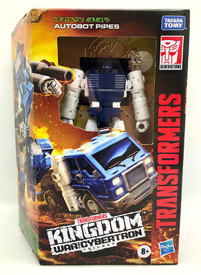 Hasbro Transformers Kingdom Autobot PIPES WFC K32 Deluxe Figur 14cm Neu OVP 8+
