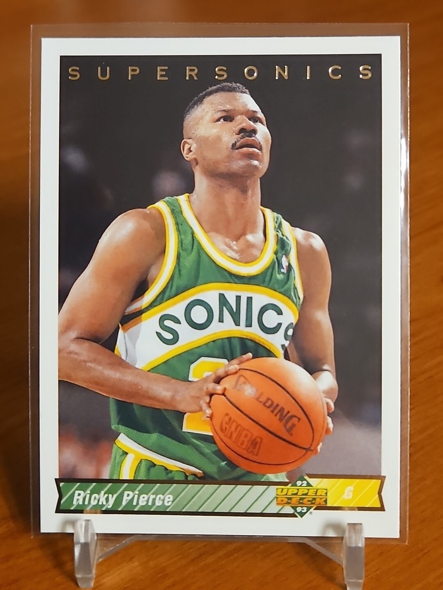 バスケットボール　トレカ　skybox UPPER D・E・C・K FLEER 1992-93 Upper Deck Ricky Pierce Seattle SuperSonics #273 | eBay