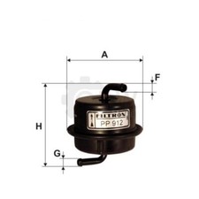 Filtre à carburant Subaru JUSTY