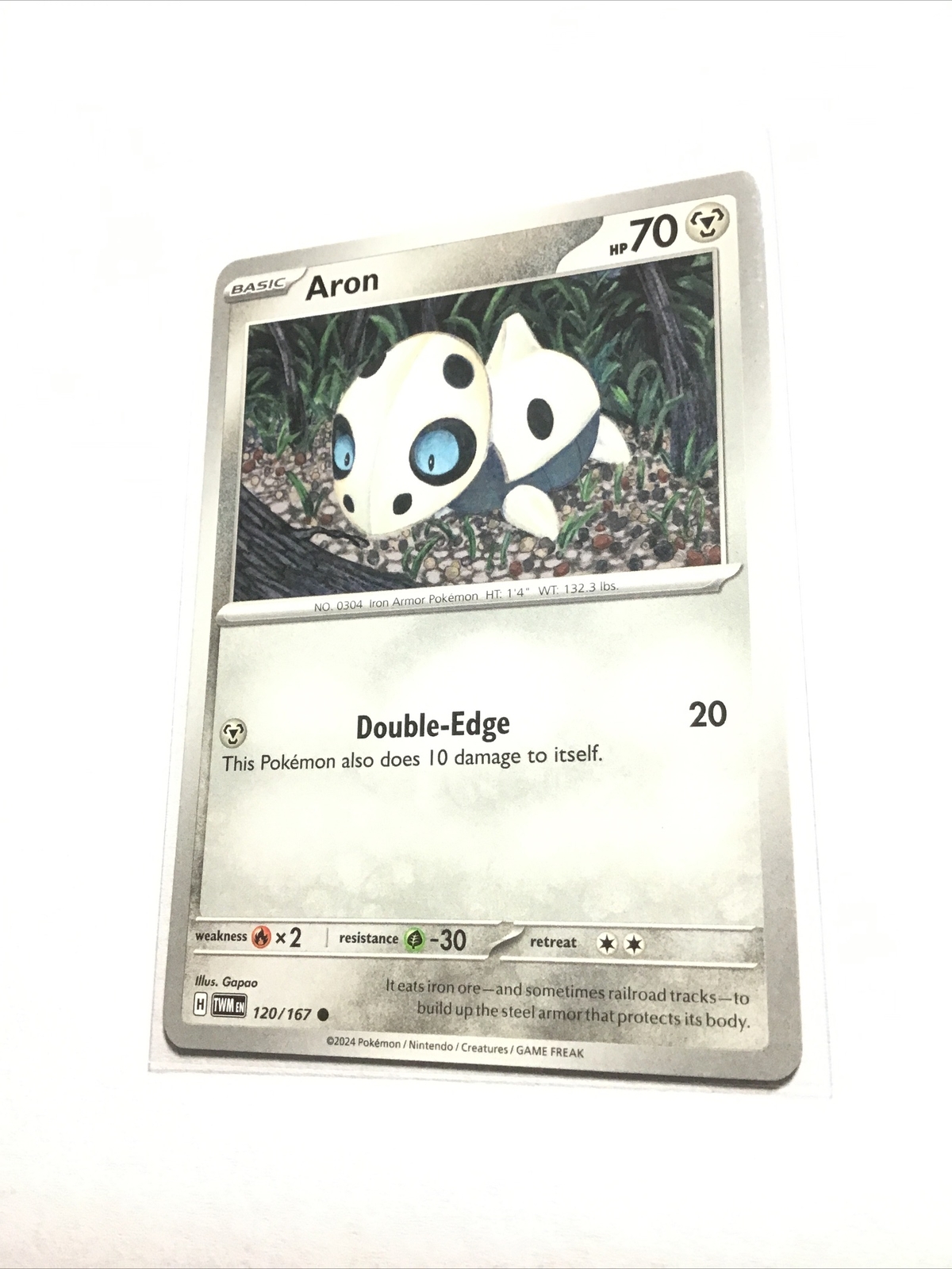 ARON - 120/167 - Twilight Masquerade - Pokemon Card - NM