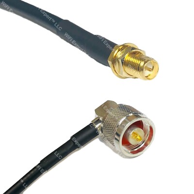 LMR240UF RCA FEMALE To RP-SMA MALE Coax RF Cable USA-Ship Lot - Foto 10