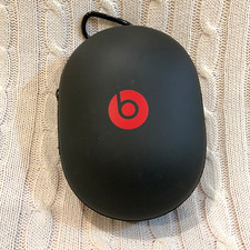 OEM Beats Studio Wireless Headphones Hard Zipper Case With Clip Black, Case Only