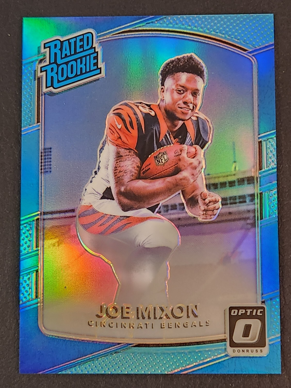 JOE MIXON #185 2017 Donruss Optic AQUA PRIZM RATED ROOKIE RC /299 BENGALS/TEXANS