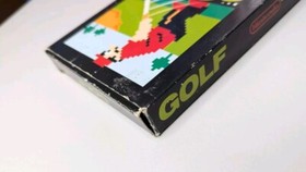 Vintage Nintendo NES Black Box Golf CIB Complete In Box w/ Manual Oval Tested 