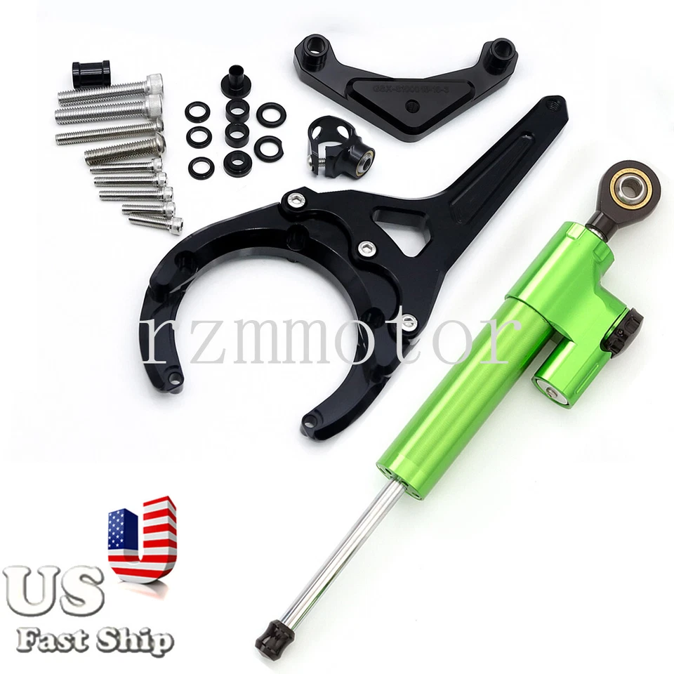 Kit de montaje de amortiguador y soporte de dirección CNC para Suzuki GSXS1000 2016-2022 2021 AMBOS Foto 2 de 4