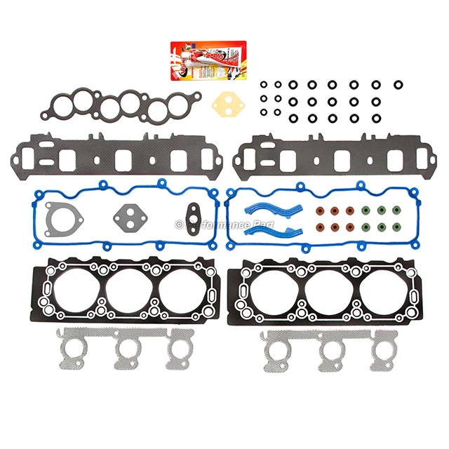 Juego de juntas de culata para 96-00 Ford Windstar Taurus Mercury Sable 3.0 OHV VIN 1, U Foto 2 de 4
