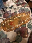 peach opalescent carnival glass
