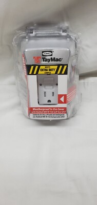 TayMac MG420CS Nonmetallic Extra Duty Complete in-Use Cover 15 Amp WRTR Self