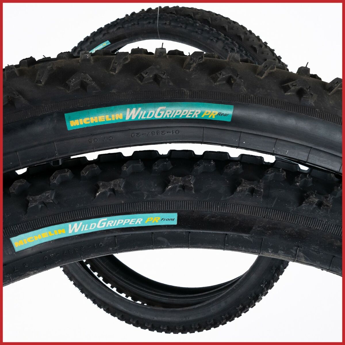 NOS PAIR MICHELIN WILD GRIPPER PR VINTAGE 26x1.95 TYRE NOS PAIR MICHELIN WILD GRIPPER PR VINTAGE 26x1.95 TYRE