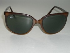 1980s VINTAGE BAUSCH LOMB RAY-BAN BROWNISH G15 SKI CATS 1000 SUNGLASSES