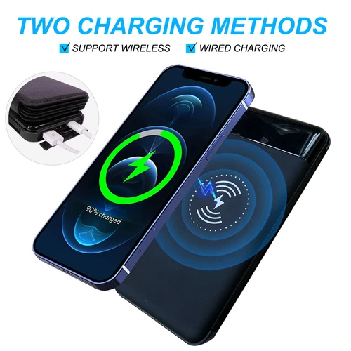 Portable Solar Power Bank Mobile Phone Charger Panel Camping Waterproof Outdoor - Picture 14 of 18