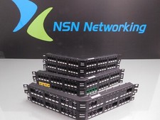 Lot of Panduit CPPA24FMWBLY 24-Port Angled Mini-Com 1RU Patch Panels CPAF1BLY