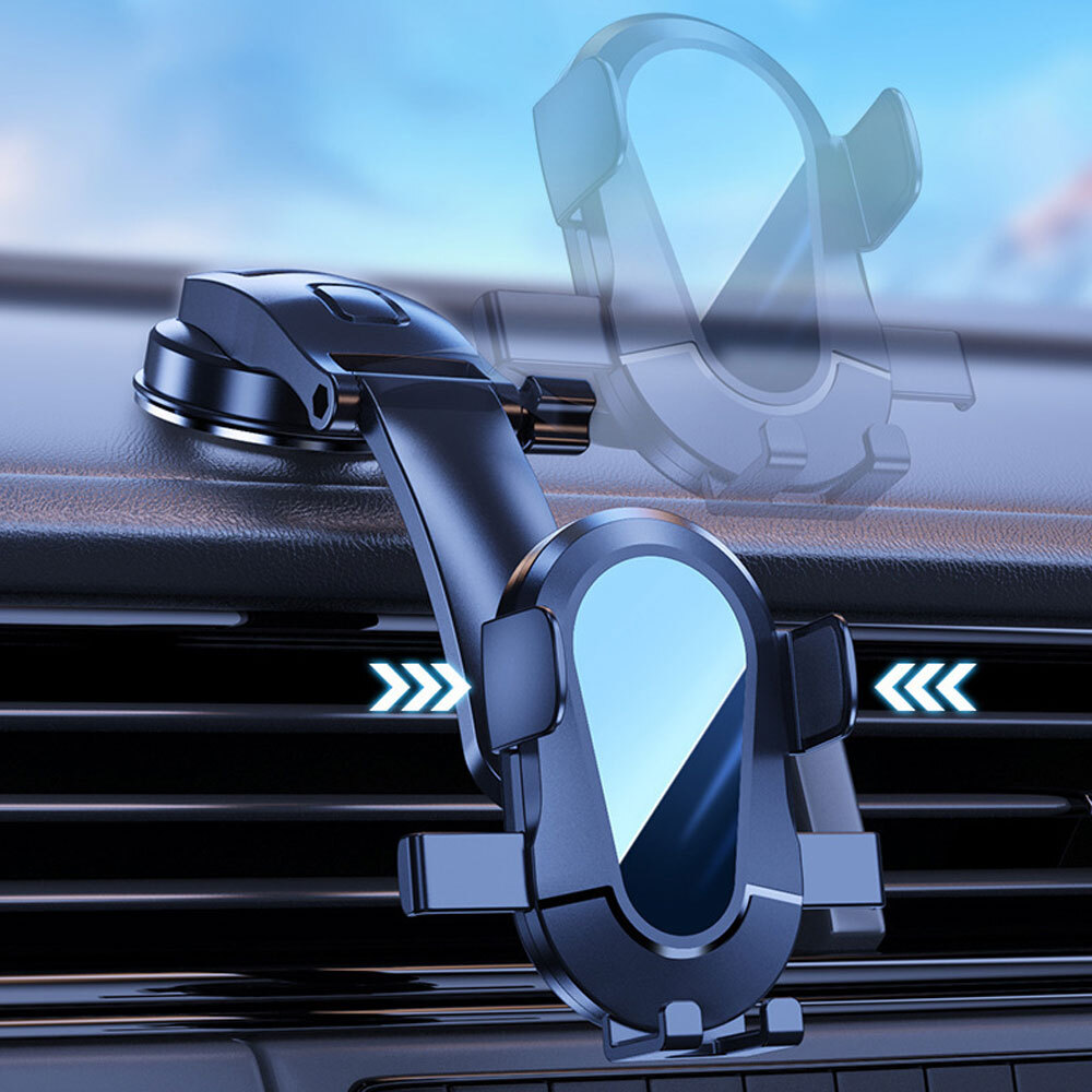 Car Accessories Phone Holder Interior Dashboard Windshield Mount Stand