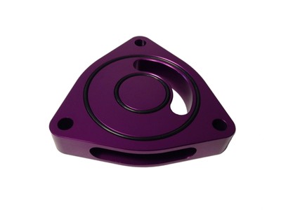 Torque Solution Blow Off BOV Sound Plate Purple Fits Kia Optima 2.0T Free Ship