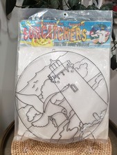 Vintage Kelly's Crafts Suncatchers 3619 Lighthouse Fun-to-Paint Activity 11"
