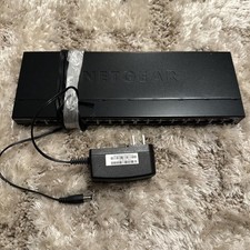 NetGear GS316 16-Port Ethernet Gigabit Unmanaged Switch w/power supply