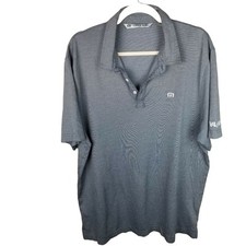 Travis Mathew Polo Golf Polo Golf Polo Shirt Short Sleeve Polo Shirt Men XL Gray