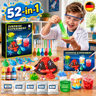 52-in-1 Experimente Kits Für Kinder Wissenschaft Experimentierkasten Spielzeug