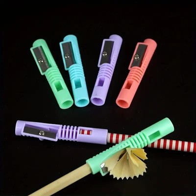 1/3PCS Multi-Functional Manual Pencil Sharpener With Protective Knife Cap
