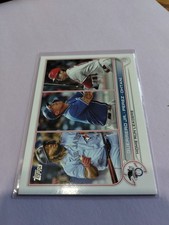 2022 Topps #48 2021 League Leaders Guerrero Jr.  Perez, Ohtani.