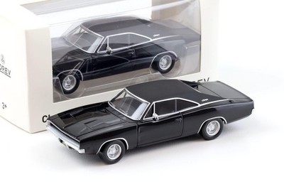 Bullitt - Dodge Charger R/T 1968 Black 1/43 Scale Diecast Model Car By NoRev
