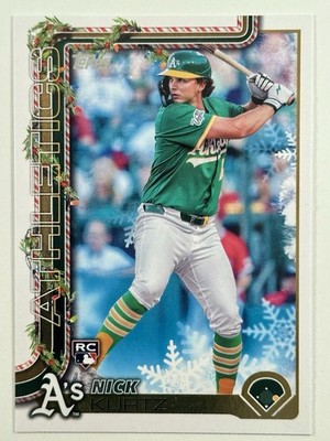 Nick Kurtz 2025 Topps Rookie Holiday #H40 Mega Baseball Card RC