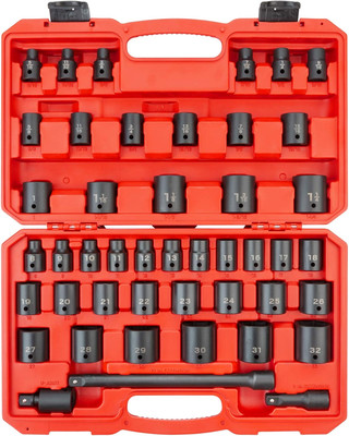 TEKTON 1/2 Inch Drive 45-Piece (5/16   1-1/4 in., 8 32 mm) 