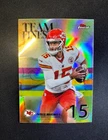 2025 Topps Finest Team Finest Refractors Patrick Mahomes II #TF-3 Chiefs