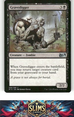 Magic the Gathering MTG Magic 2015 (M15) Gravedigger #99 Buy 2 Get 1