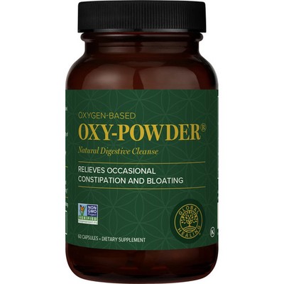 Oxy Powder Colon Cleanse & Natural Detox Pills For Constipation Relief -60 Ct.