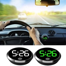 New Car Dashboard Digital Clock Mini Electronic For Dash Vehicle Time Display
