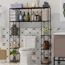  Over-The-Toilet Storage Cabinet Premium Bathroom Organizers Solution for Large