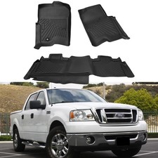 Floor Mats Liners For Ford F150 F-150 Super Crew Cab 2004 2005 2006 2007 2008 Floor Mats Liners For Ford F150 F-150 Super Crew Cab 2004 2005 2006 2007 2008
