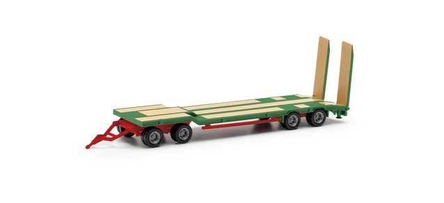 Herpa 076142-010 - 1:87 Goldhofer TU4 Trailer, Light Green - New