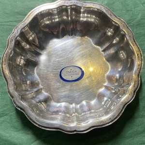 Oneida Silversmiths Silverplate Scalloped Bowl Dish Silver Plate Serving