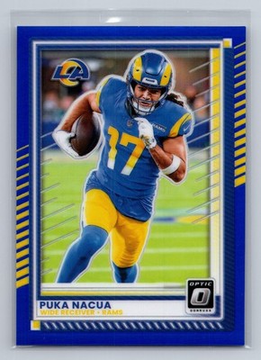 2025 Donruss Optic #192 Puka Nacua Blue #/249