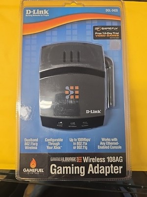 SEALED D-Link Wireless 108AG Gaming Adapter Model DGL-3420 H/W Ver A1 J110