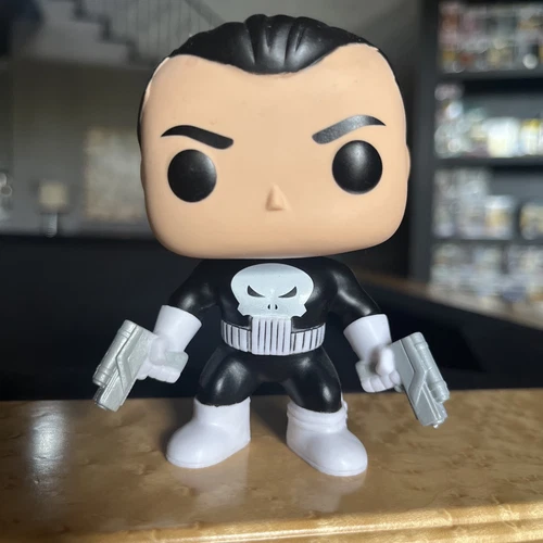 Rare Funko Pop Marvel Comics The Punisher Exclusive Vinyl Figure ~ #80 Loose