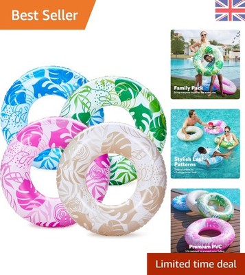 Aufblasbares Beach Party Spielzeug - 4er Pack tropische Früchte Pool Schwimmer für Sommer