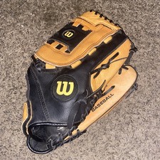 Wilson Genuine Leather Baseball Glove Youth Right Hand Throw 12-1/2" A2489