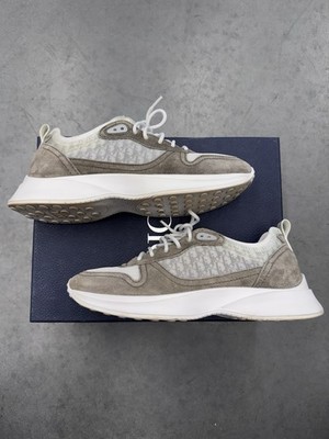 Dior B25 Runner Sneaker White / Grey Size 42 / US 9