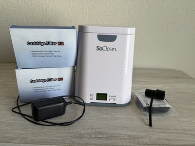 SoClean 2 SC1200 Cleaner Sanitizing Machine w/ Power Cord & Extras TESTED