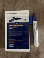 5 Soennecken Permanentmarker 3105 blau Rundsp...