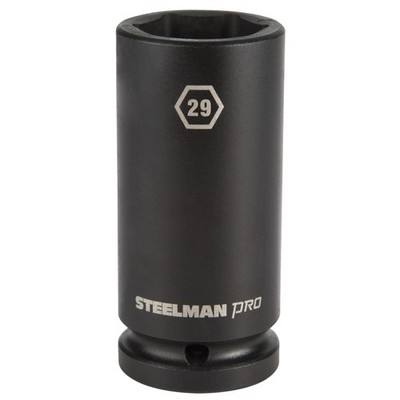 Steelman Pro 3/4 in. Drive 29mm 6 Point Deep Impact Socket 79282
