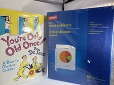 Staples 10525 Sheet Protectors, Document Sleeve - 200 Count + Book