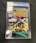 SPIDER-MAN versus WOLVERINE #1 (Marvel, 1987) CGC Graded 9.4 ~ White Pages