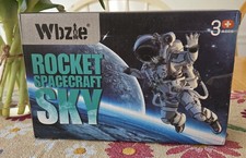 Space Toy Set w/ Astronaut, Space Scooter, Satellite, Rockets and Launch Tower