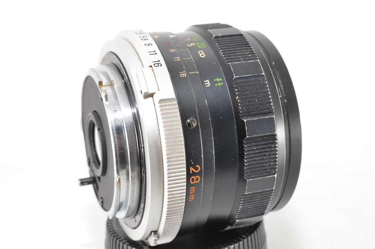 EXCELLENT] Minolta MC W.Rokkor-SG 28mm f3.5 Wide Angle Prime Lens